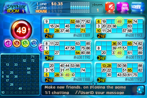 Bingo Star - Online bingo game for iPhone - 카페