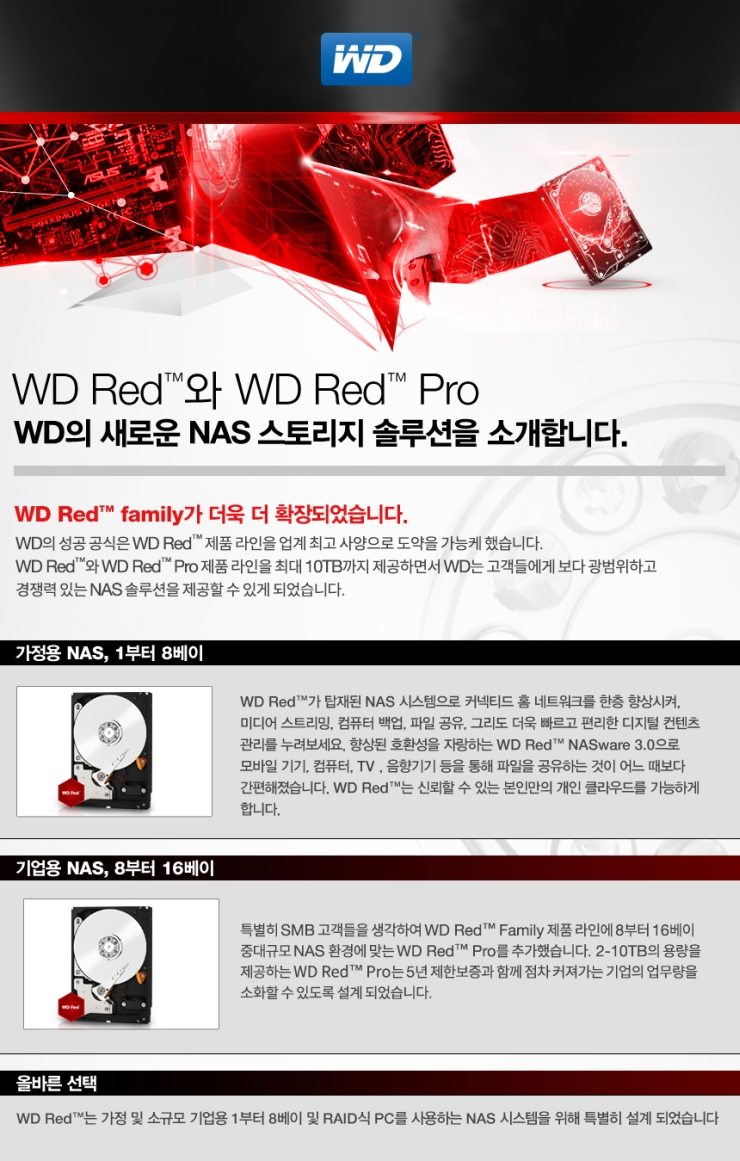 [WD] 사장님 빨간거 주세요! WD Red 4TB HDD WD40EFRX : 클리앙